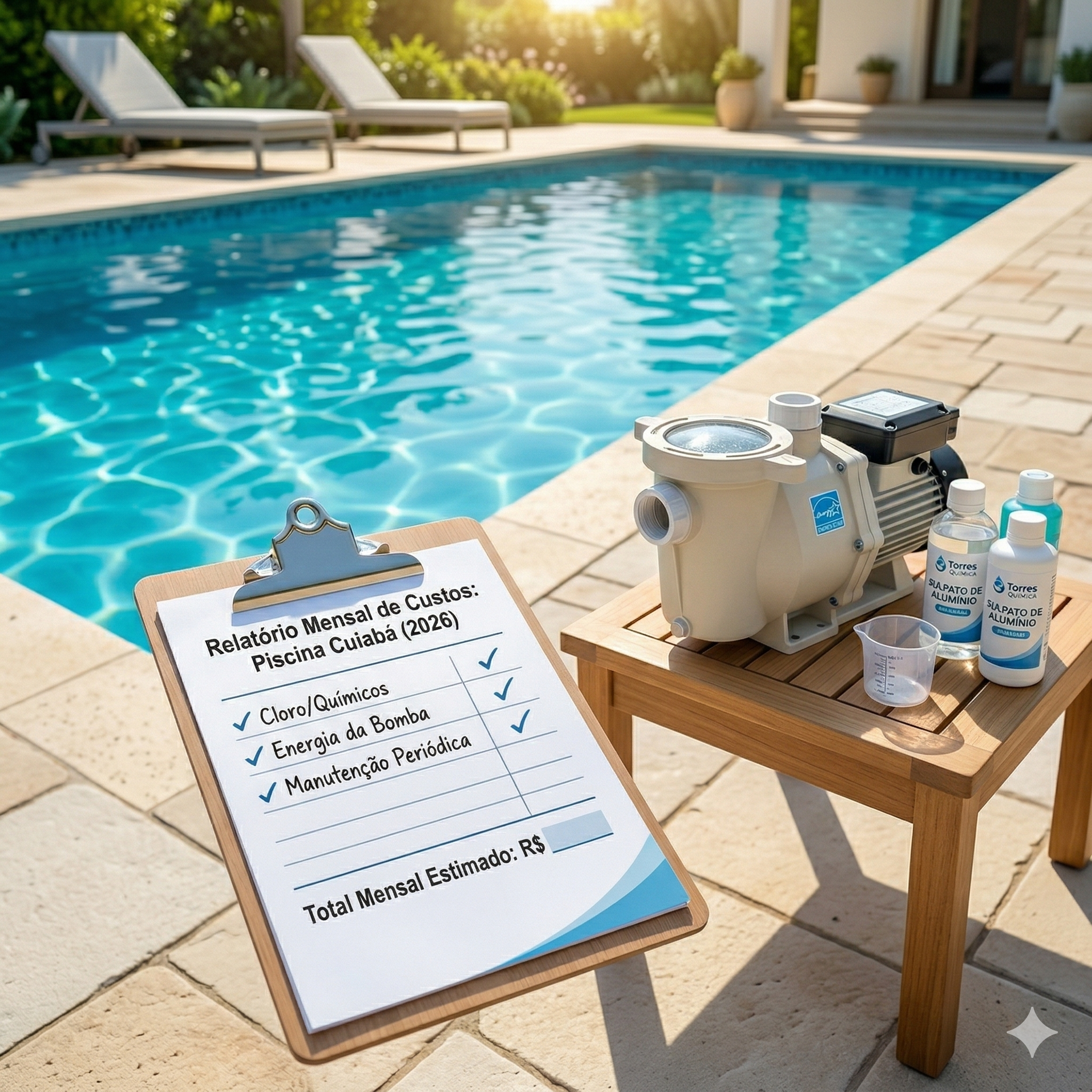 Quanto Custa Manter Uma Piscina Por Mês em 2026
