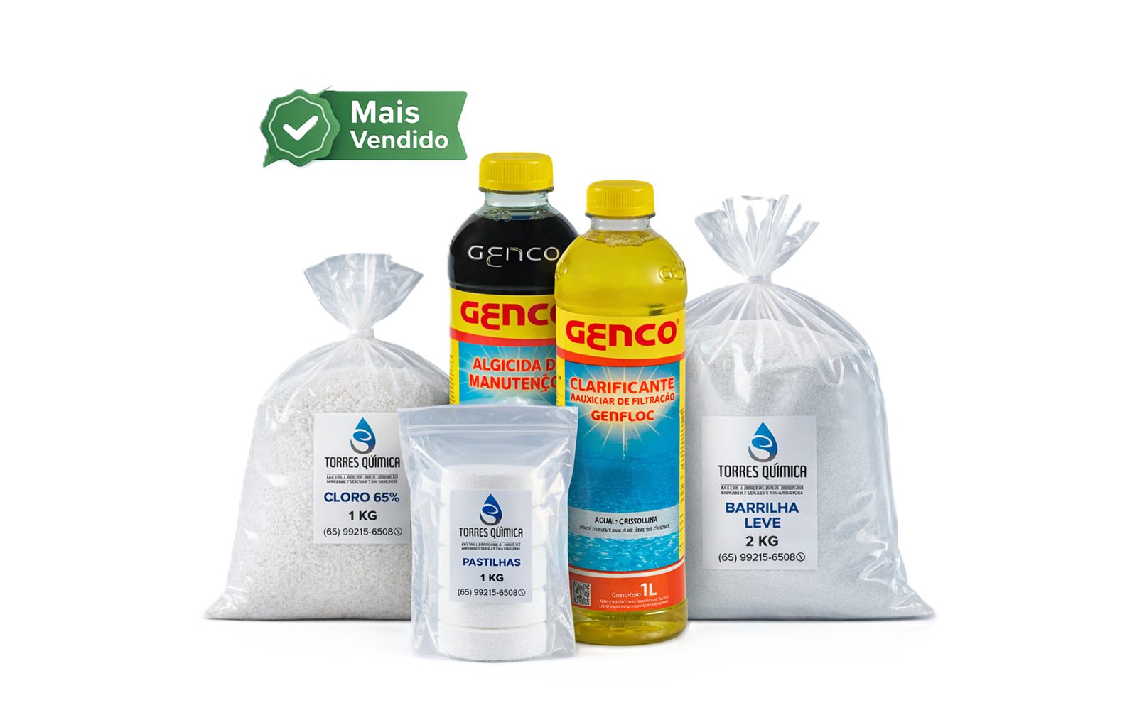 Kit Completo Mensal - loja de produtos para piscina em Cuiabá
