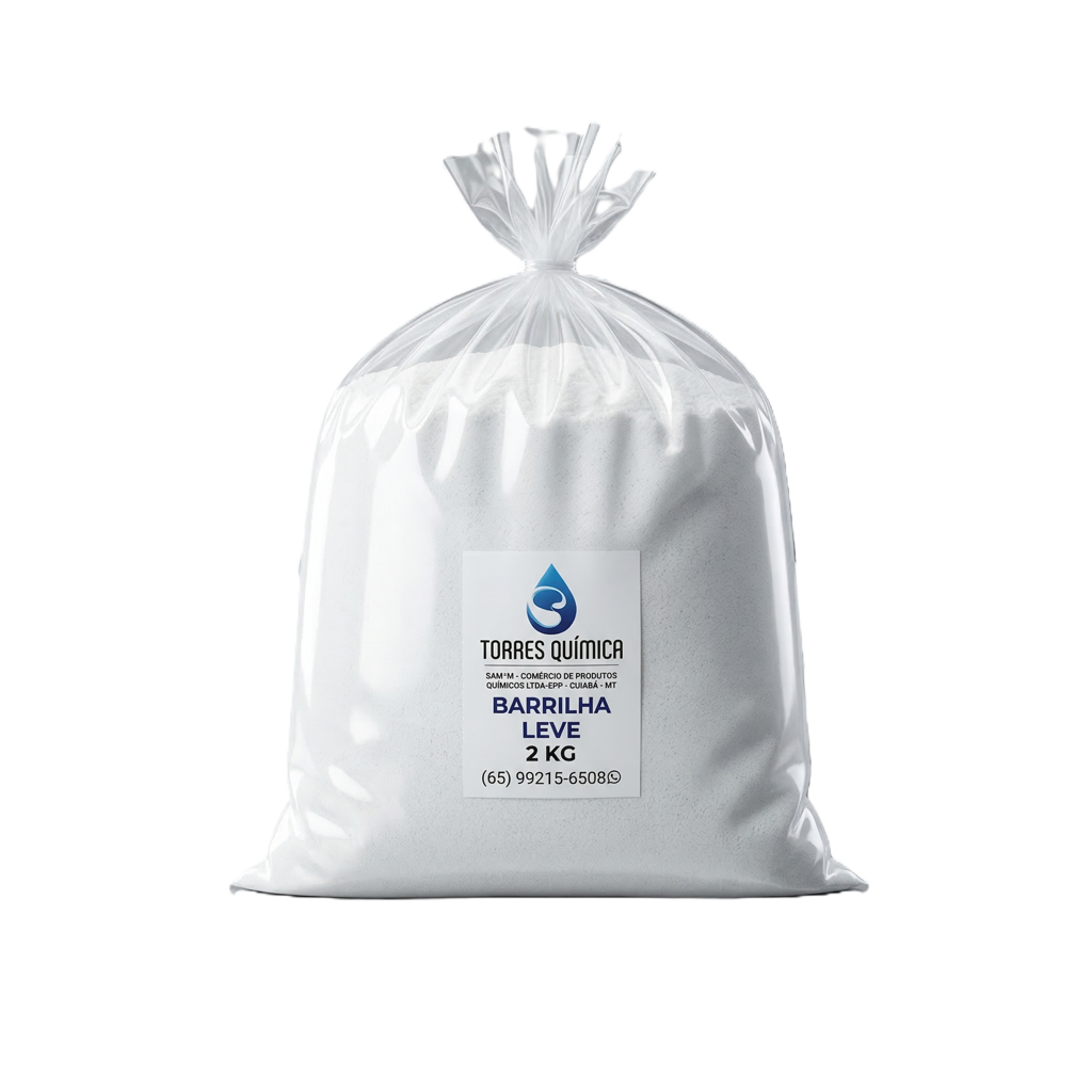 Barrilha leve 2 kg - loja de produtos para piscina em Cuiabá