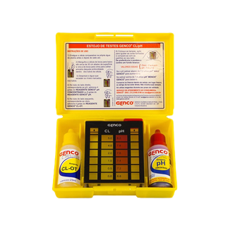 Kit teste pH e cloro (OTO + Phenol) para piscina em Cuiabá - imagem 1