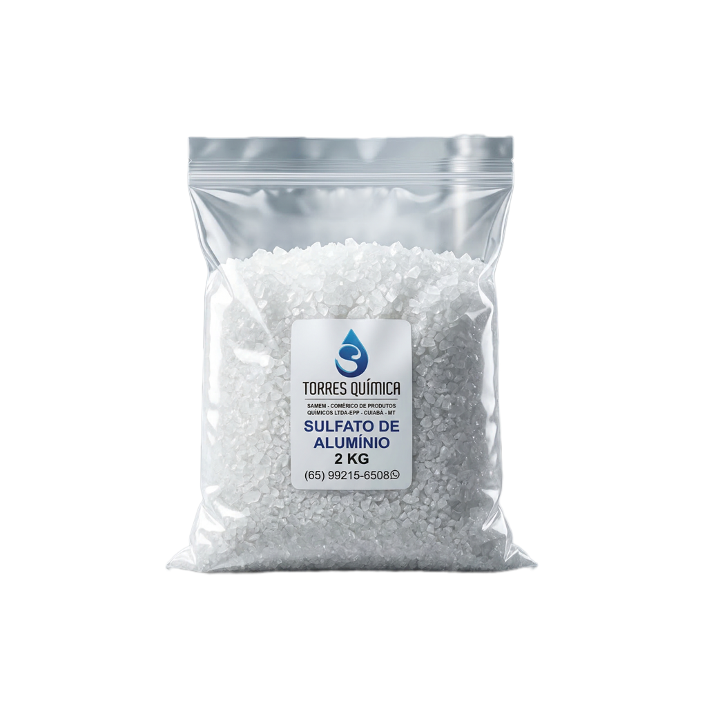 Sulfato de alumínio 2 kg - loja de produtos para piscina em Cuiabá