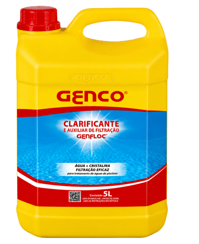 Clarificante Genfloc Genco 5L para piscina em Cuiabá