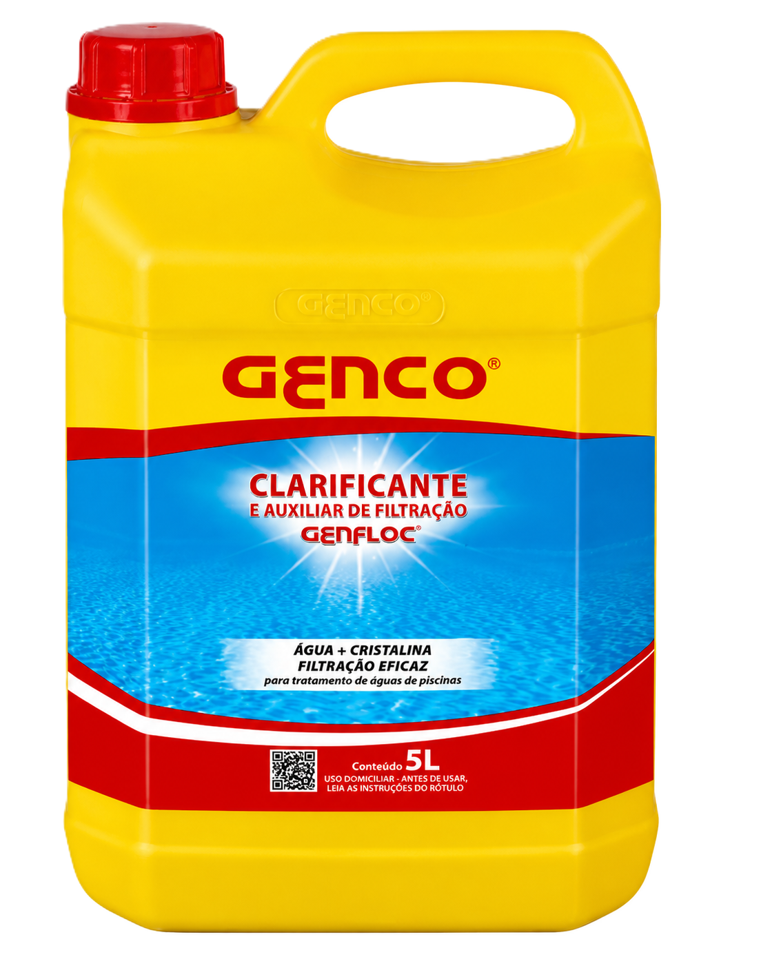 Clarificante Genfloc Genco 5L para piscina em Cuiabá