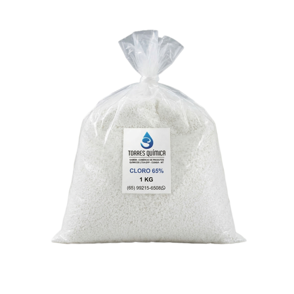 Cloro 65% 1 kg para piscina em Cuiabá