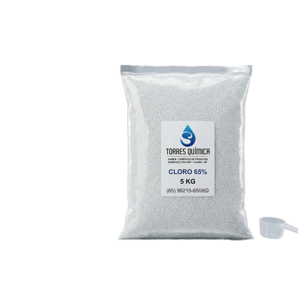 Cloro 65% 5 kg para piscina em Cuiabá