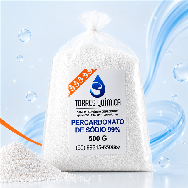 Percarbonato de sódio 500 g — confira a identificação na embalagem